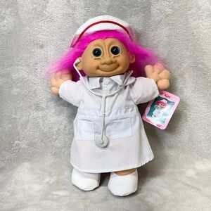 Russ Troll Kidz Doctor Nurse Plush Doll